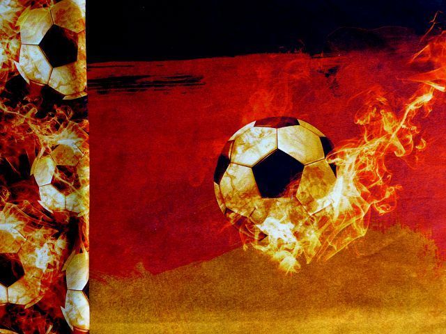 Jersey Panel Fußball klein, Deutschland-Flagge Flammen – Lindner Stoffe und  Kurzwaren